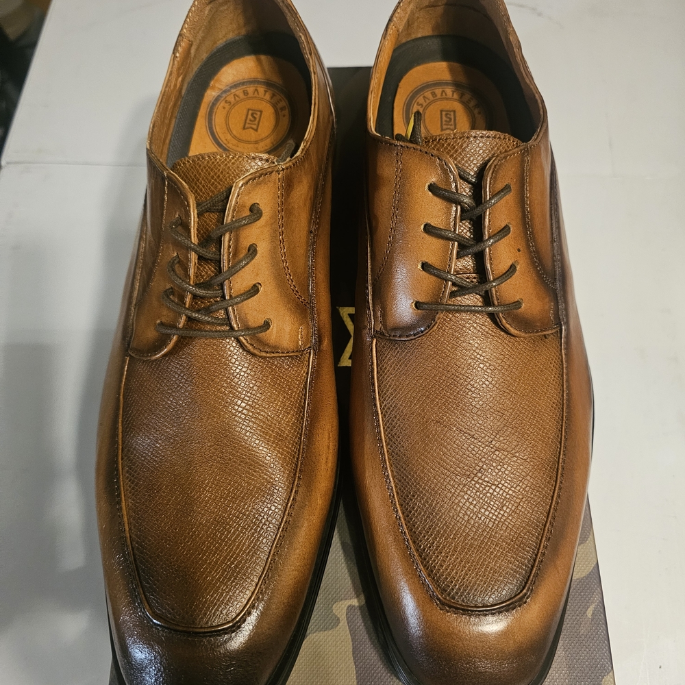 Sabatter Brown Leather Dress Shoes
